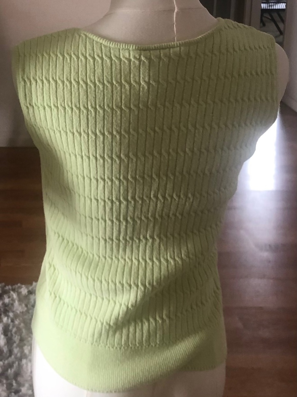 Talbots Spring Green Top - Picture 2 of 3